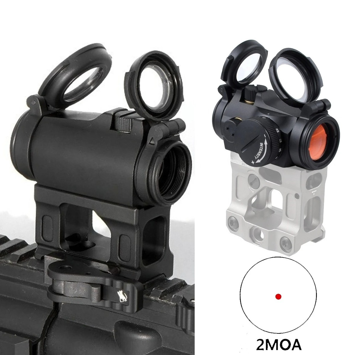 Outdoor Hunting Range - Tactical T01/02 2MOA Red Dot Sight