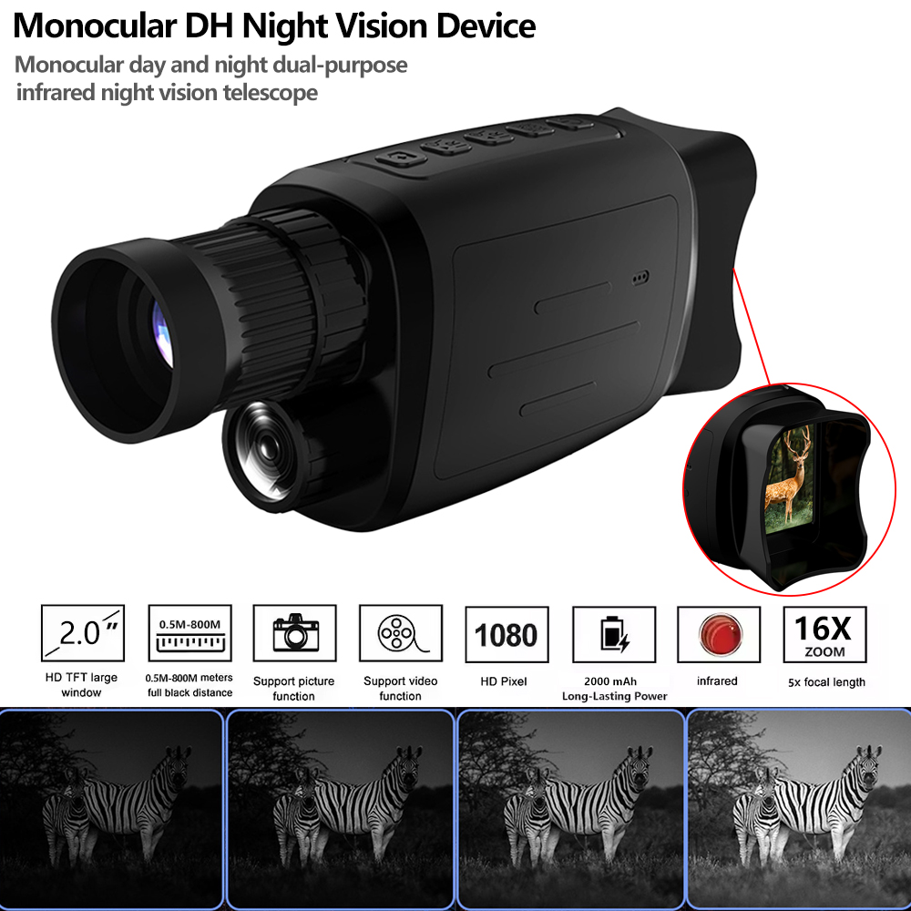 Outdoor Hunting Pictures - Monocular Night Vision Device 1080P HD