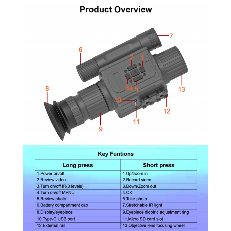 Outdoor Hunting 2026NK008 Infr - огляд і ціна Outdoor Hunting Video Camera
