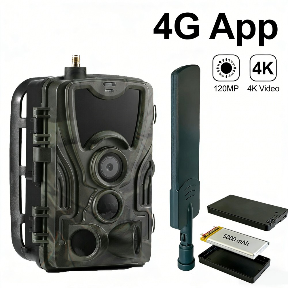 4G 4K 120MP Live Video 5000mAh - огляд і ціна Outdoor Hunting Video Camera
