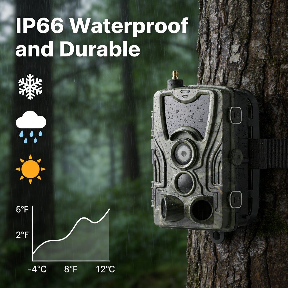 4G 4K 120MP Live Video 5000mAh - огляд і ціна Outdoor Hunting Video Camera
