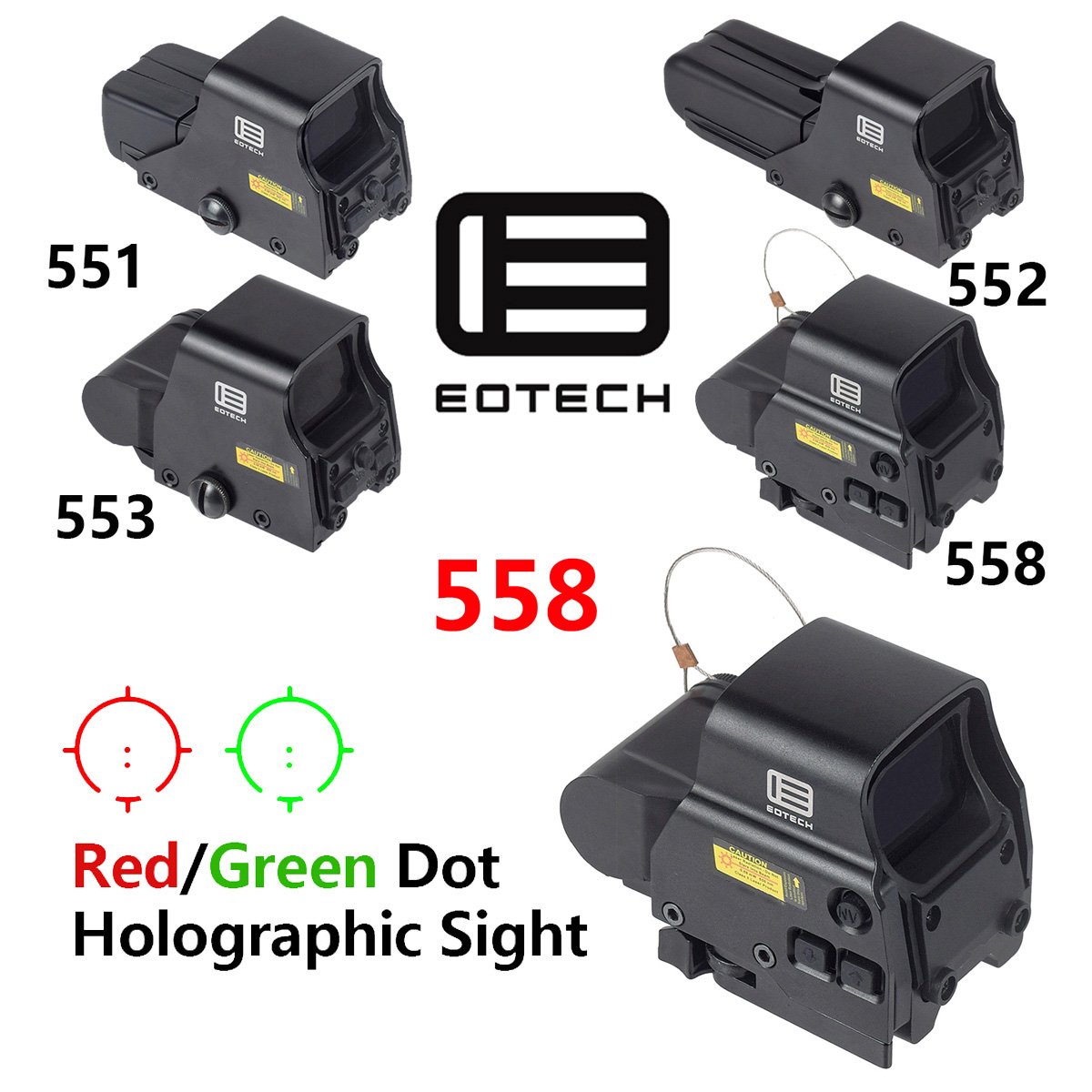 Eotech 551 552 553 558 Hologra - огляд і ціна Outdoor Hunting Range