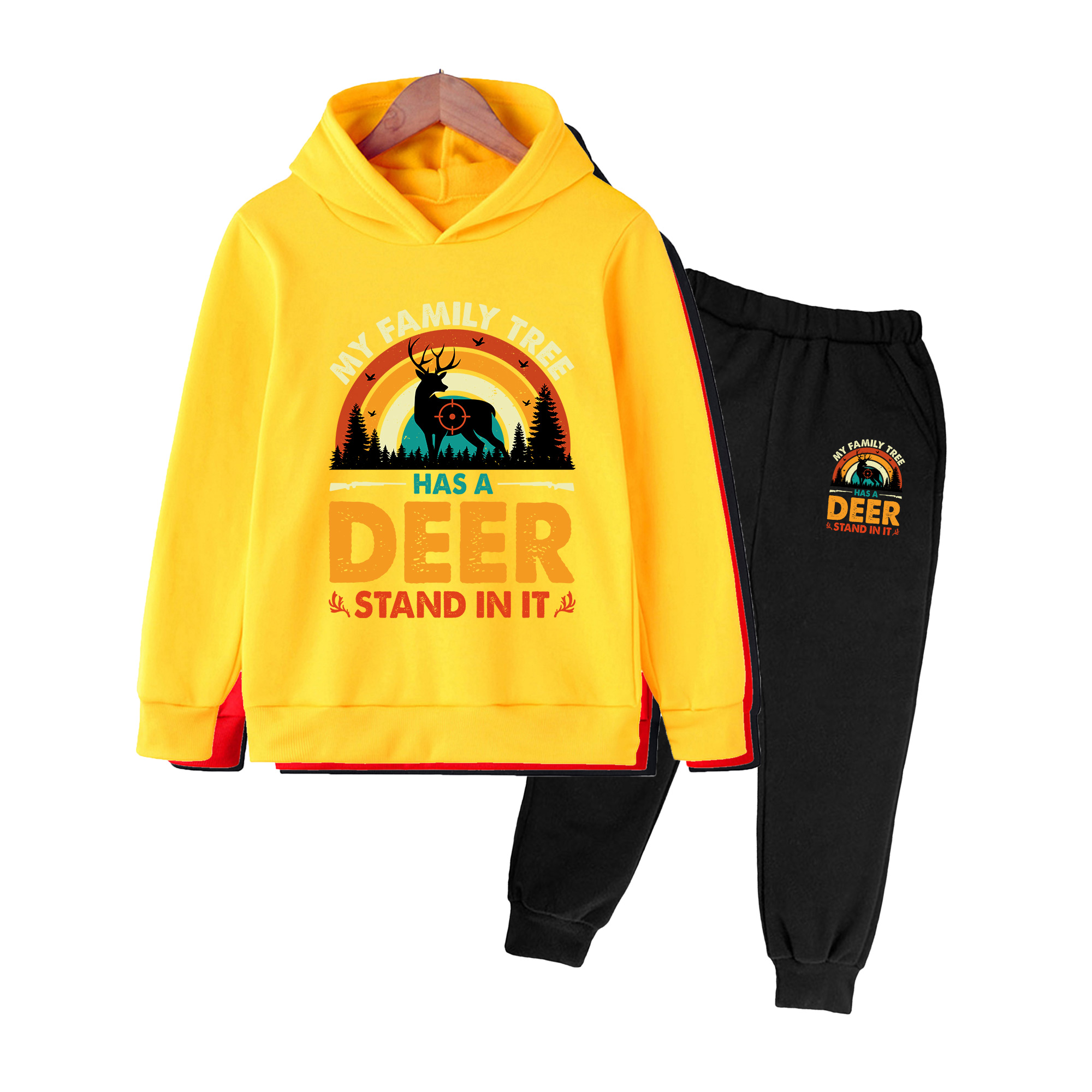 Kids Hoodie & Sweatpants Set,  - огляд і ціна Hunting Outdoor Boys