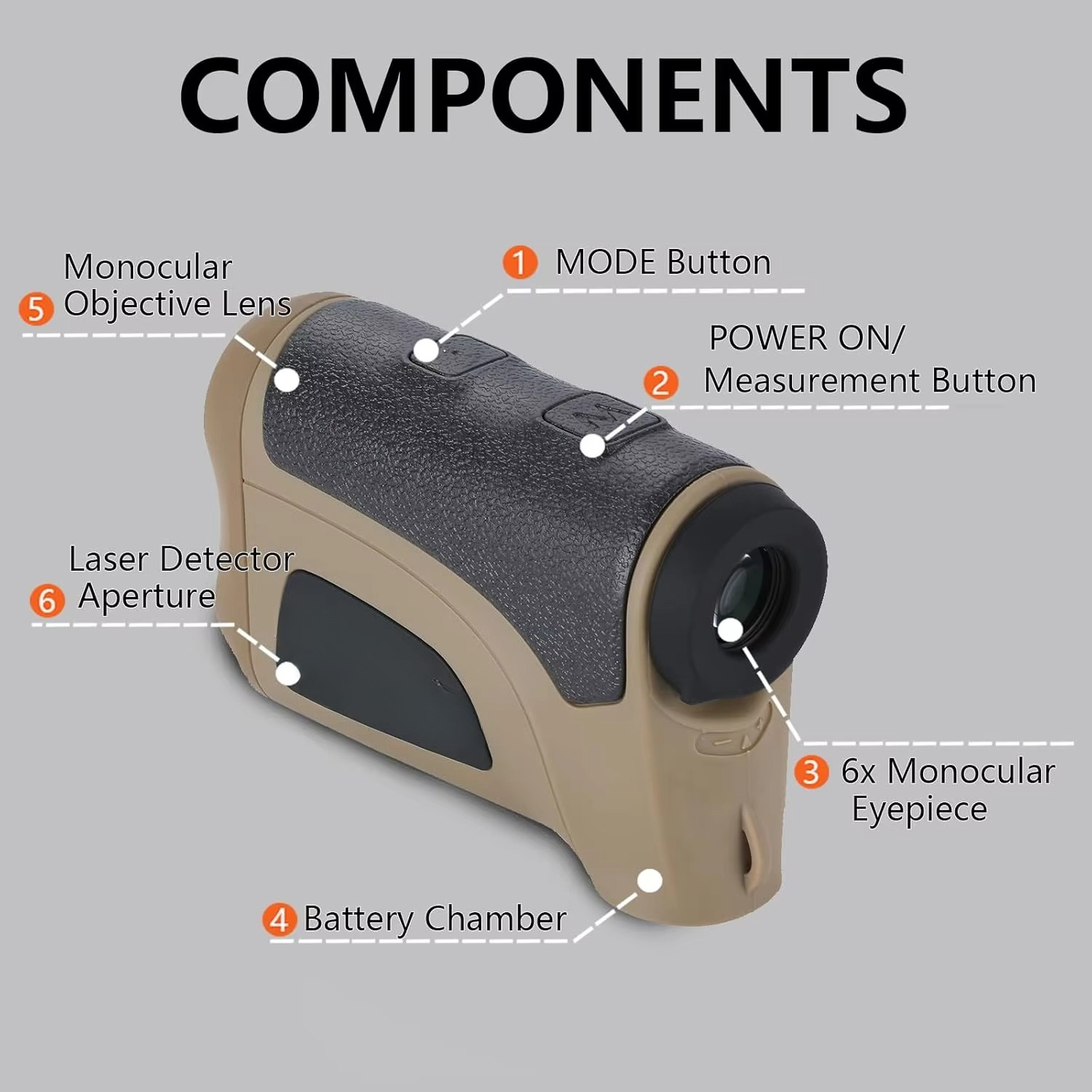 2000M laser rangefinder for go - огляд і ціна Hunting & Outdoor Supplies
