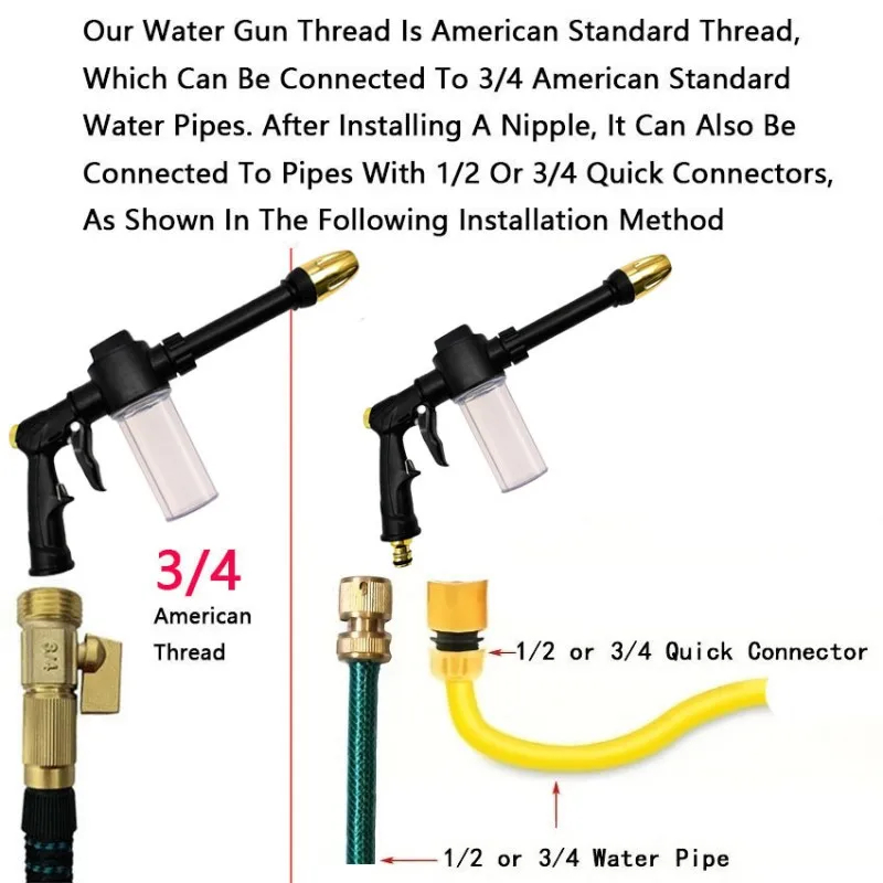 High Pressure Car Washing Wate - огляд і ціна Gun Cleaning Rod