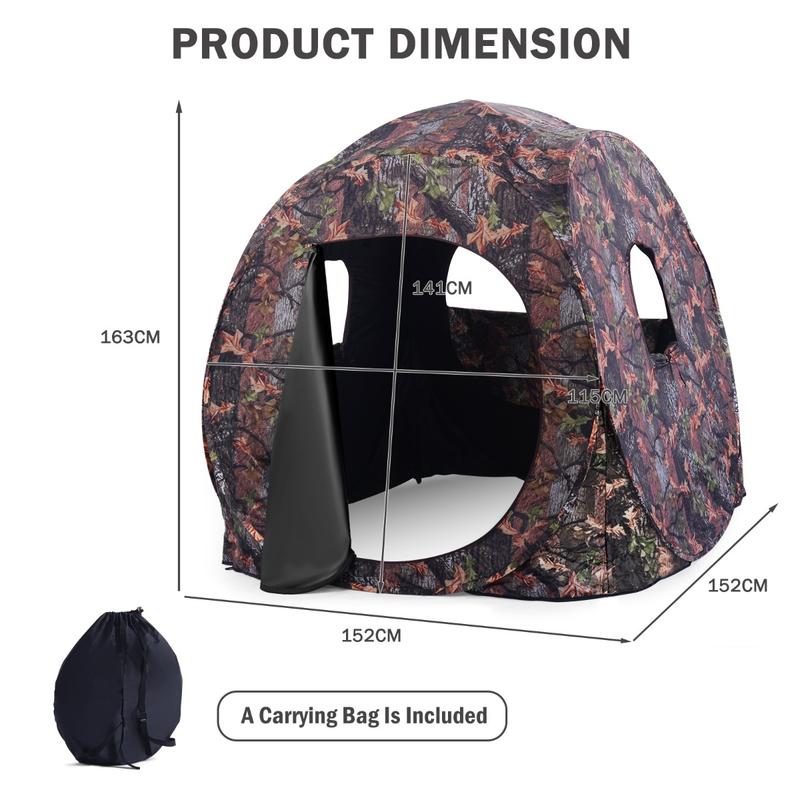 3 Person Pop Up Hunting Tent,  - огляд і ціна Hunting & Outdoor Supplies