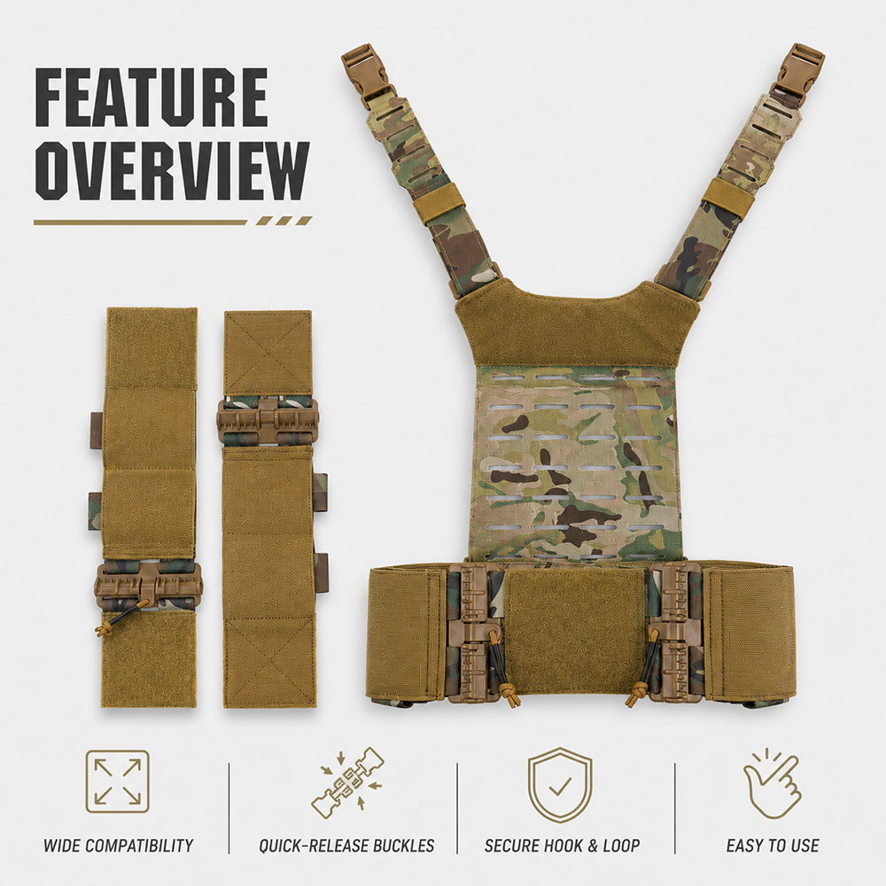 Universal Tactical Chest Rig H - огляд і ціна Hunting Outdoor Boys