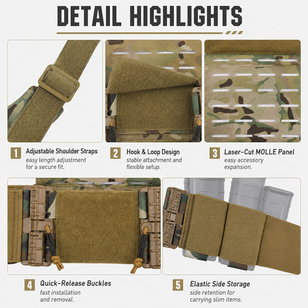 Universal Tactical Chest Rig H - огляд і ціна Hunting Outdoor Boys