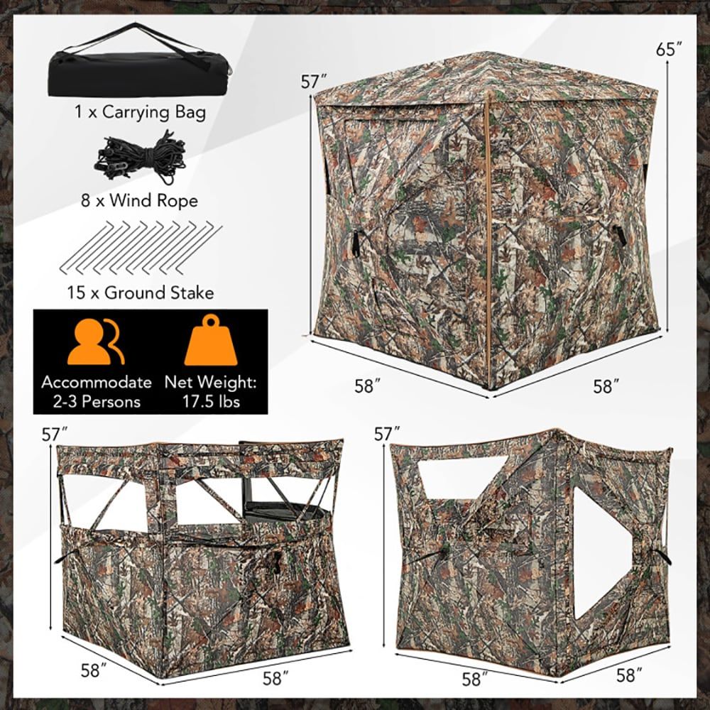 5-in-1 Detachable Hunting Blin - огляд і ціна Hunting & Outdoor Supplies