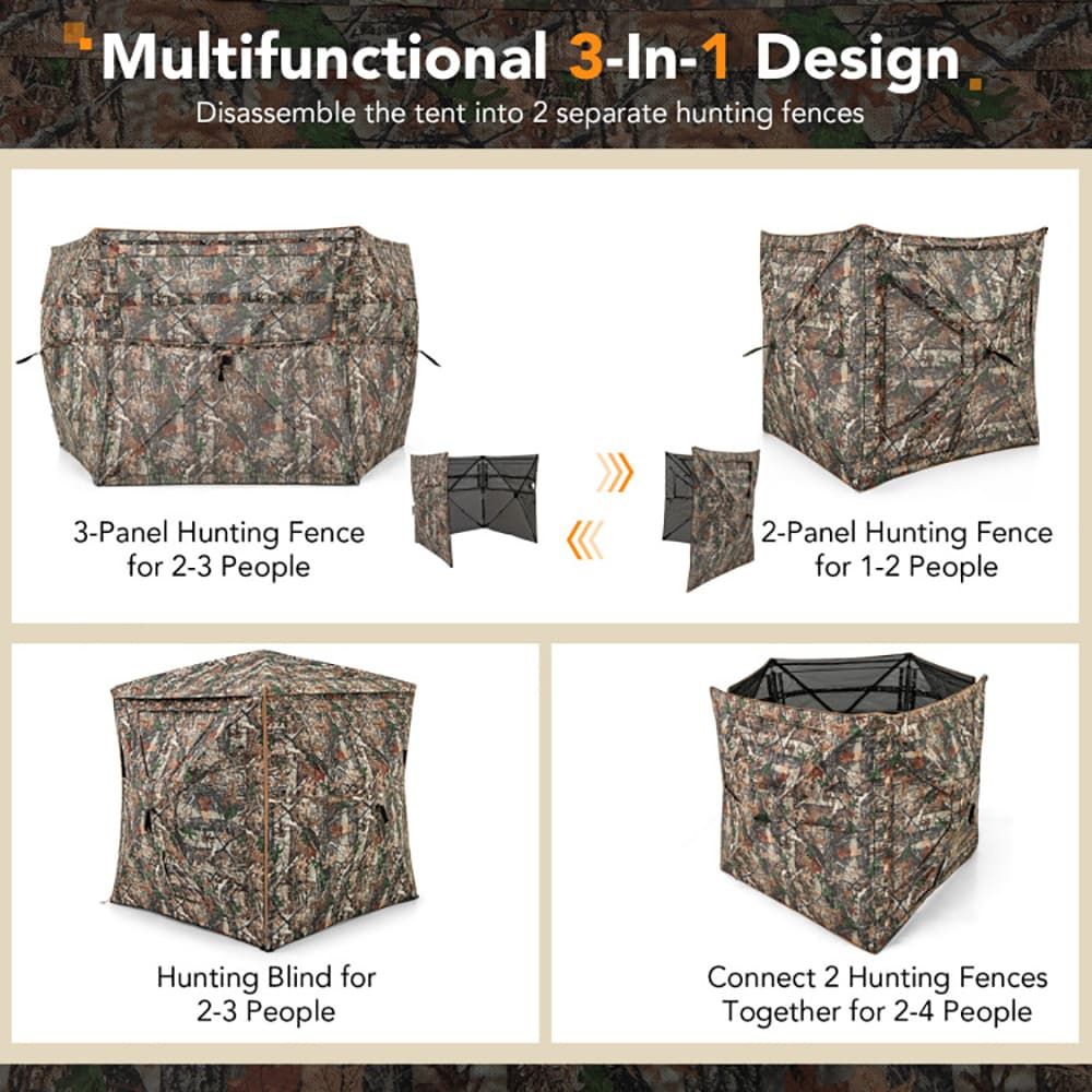 5-in-1 Detachable Hunting Blin - огляд і ціна Hunting & Outdoor Supplies