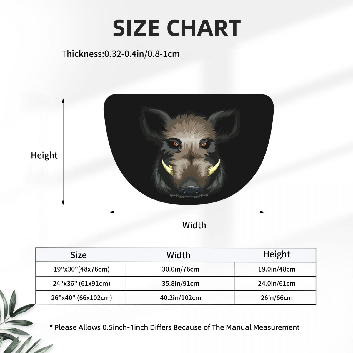 Funny Wild Pig Hunting Soft Fl - огляд і ціна Hunting Outdoor Mat
