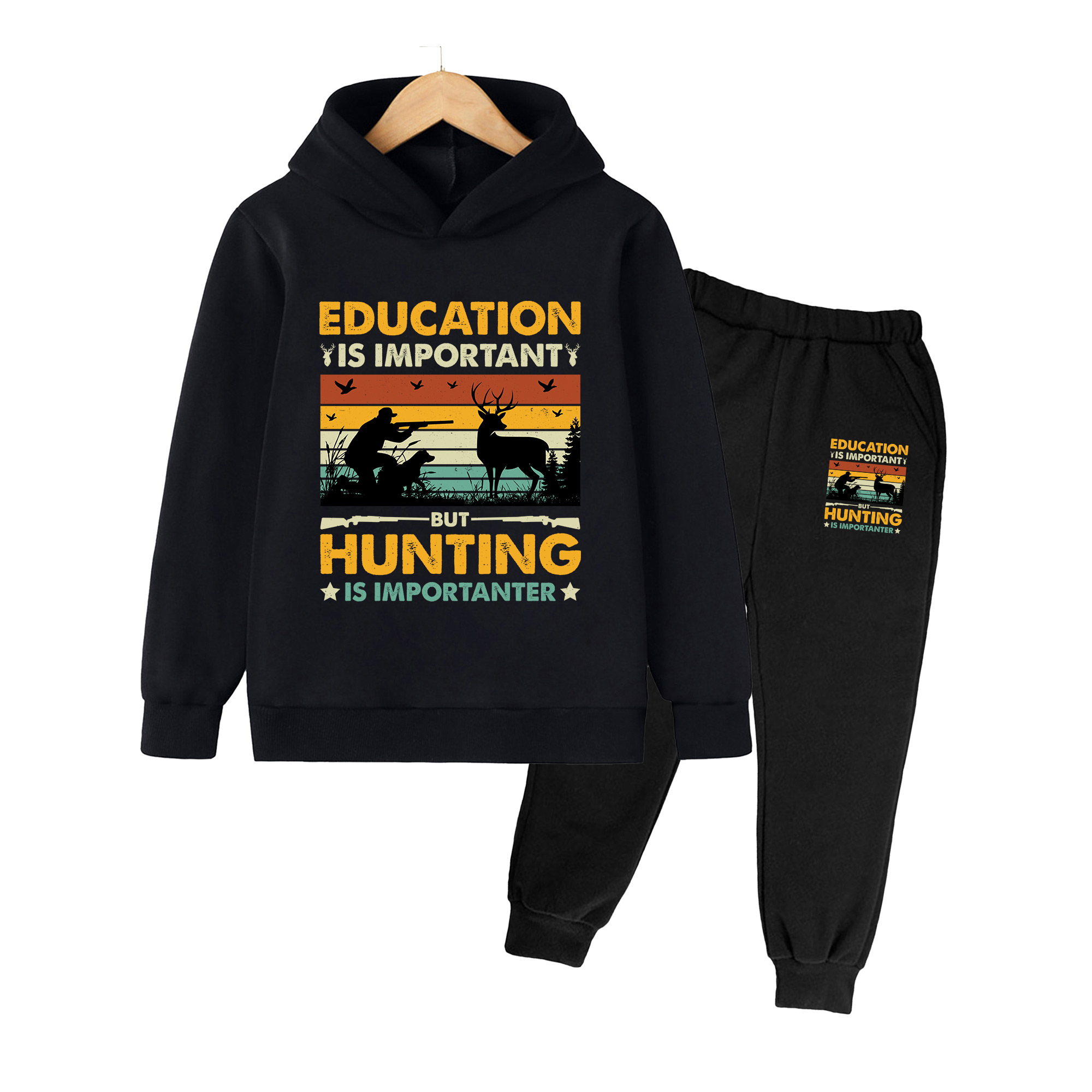 Kids Hoodie & Sweatpants Set,  - огляд і ціна Hunting Outdoor Boys