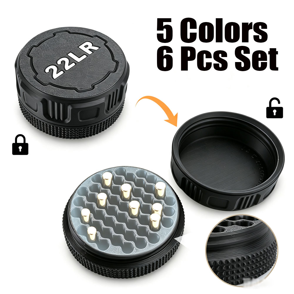 6Pcs Ammo Storage Box .22LR 55 - огляд і ціна Hunting & Outdoor Supplies