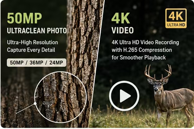 Solar Wildlife 50MP 4K Video T - огляд і ціна Outdoor Hunting Video Camera
