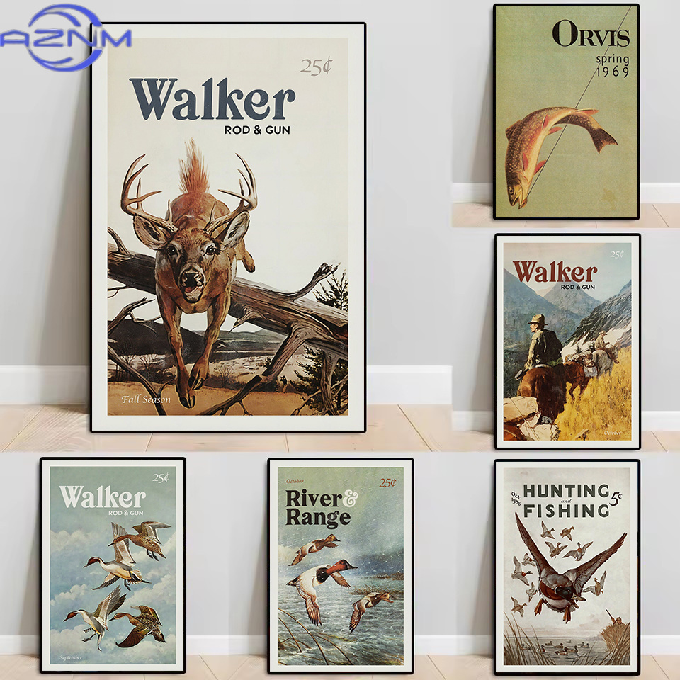 AZNM Retro Wildlife Outdoor Hu - огляд і ціна Outdoor Hunting Pictures