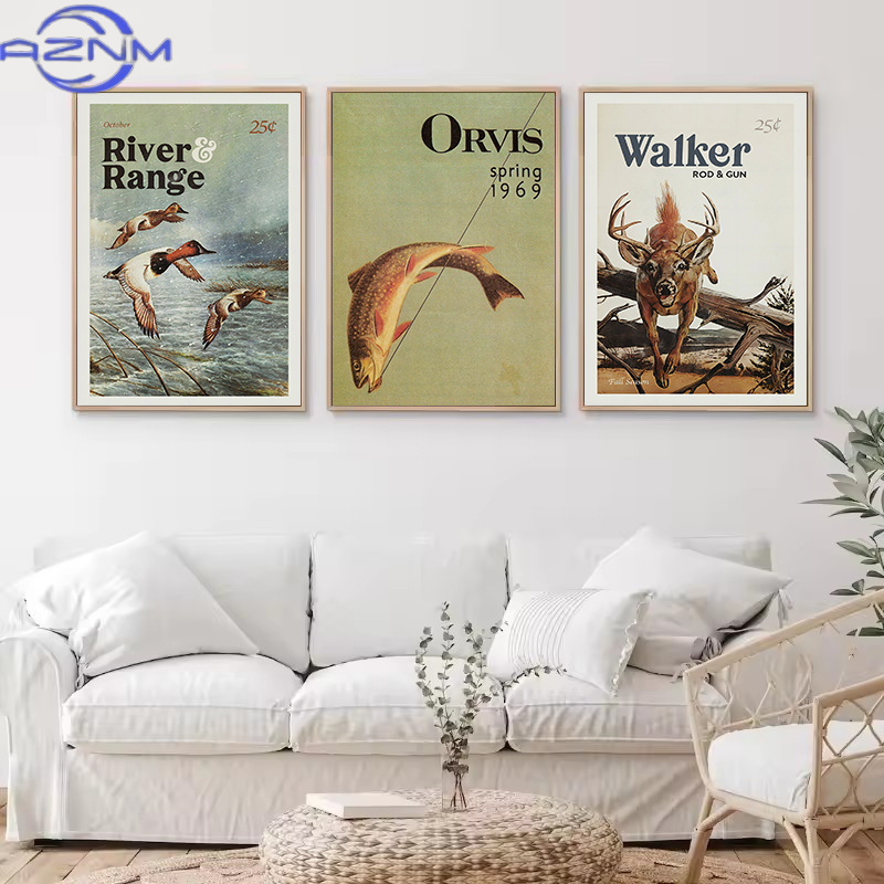 AZNM Retro Wildlife Outdoor Hu - огляд і ціна Outdoor Hunting Pictures