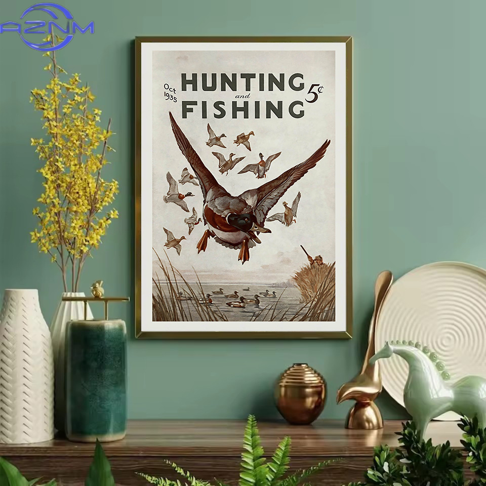AZNM Retro Wildlife Outdoor Hu - огляд і ціна Outdoor Hunting Pictures