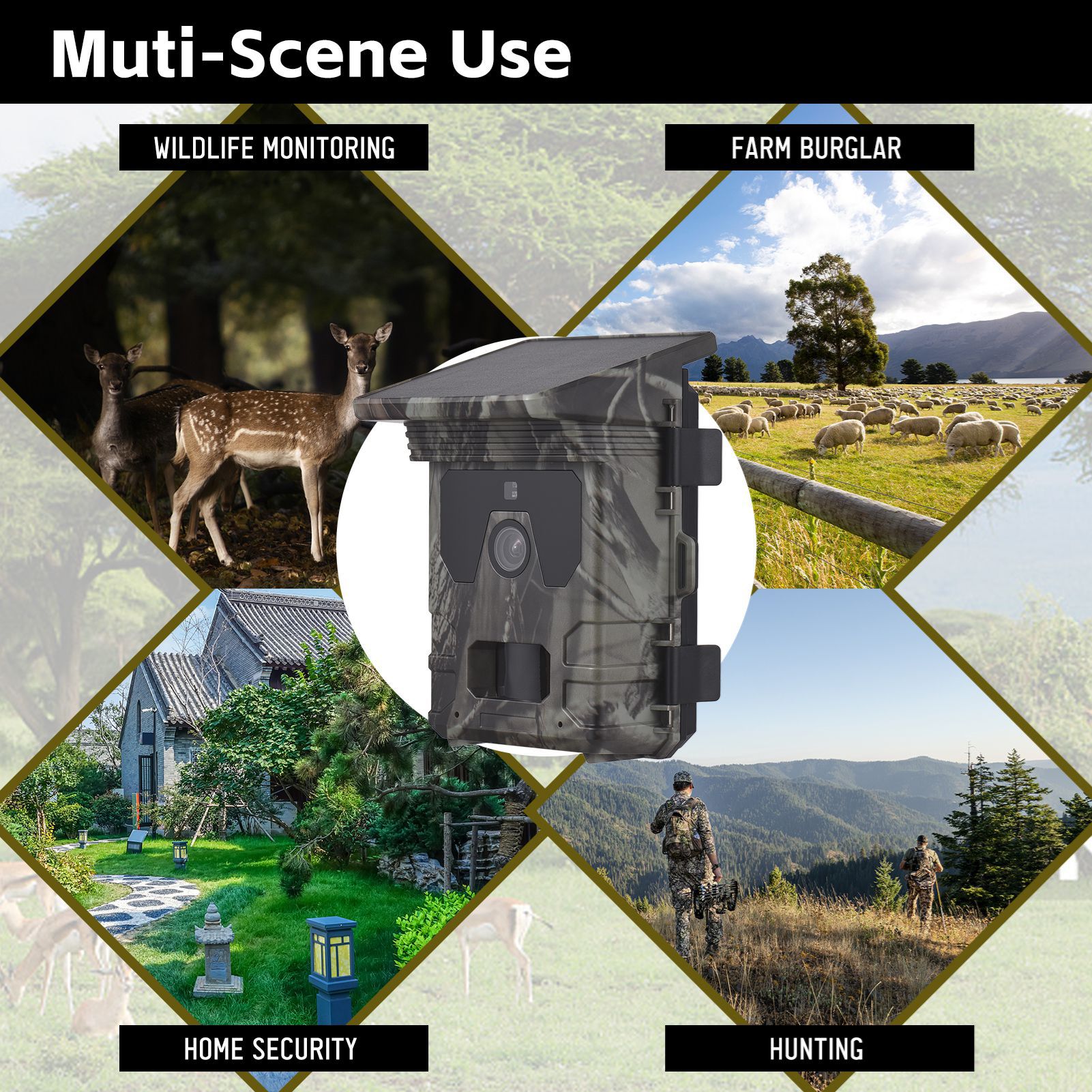 Solar Powered Hunting Camera 4 - огляд і ціна Outdoor Hunting Pictures