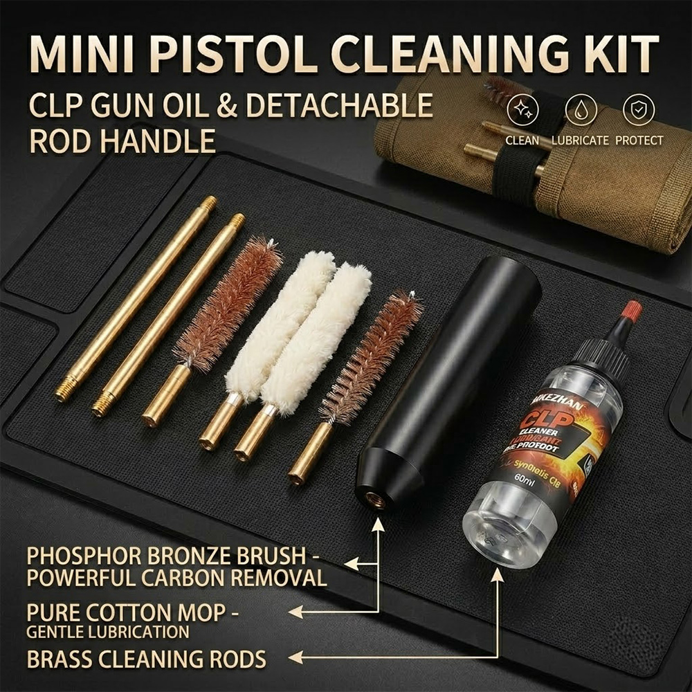 9mm .38 .357 Cal Pistol Cleani - огляд і ціна Gun Cleaning Rod