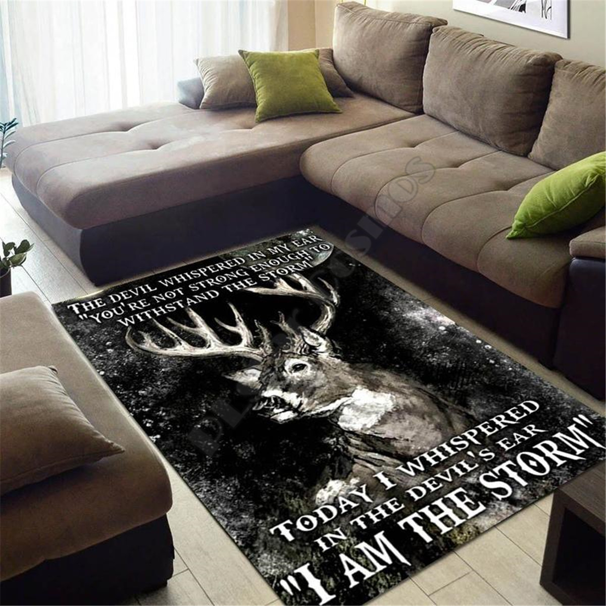 Deer Hunting Area Rug 3d print - огляд і ціна Hunting Outdoor Mat